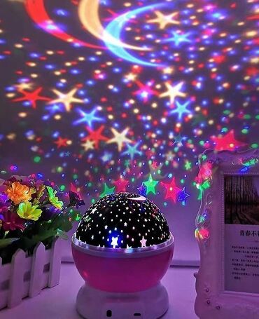детские ночники: Крутящийся ночник-проектор «Звездное небо» Идеален в качестве подарка