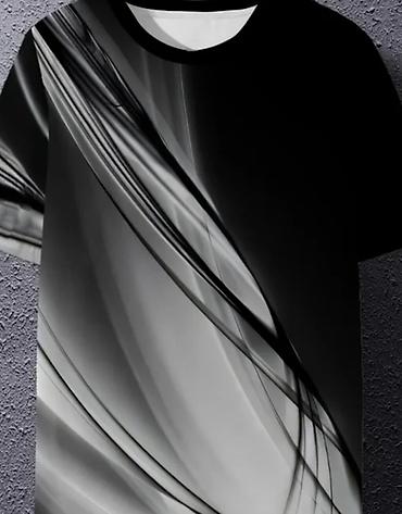 Футболки: Мужская футболка с круглым вырезом и короткими рукавами. Модель — 3