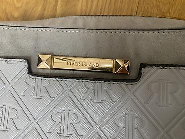 bts canta: Catdirilma Neftciler metrosu River Island çiyin çantası - Rəng: Boz — 2