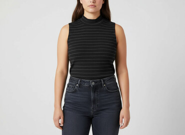 body z tiulowymi rękawami: Gina Tricot, T-shirt damski, rozmiar XL