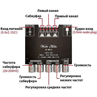 колонка microlab: ‼️Временные скидки‼️ Усилитель mt21 стандартная версия Новые — 4