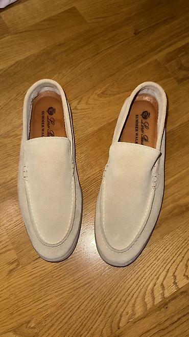 lofer: Loafer tipli kişi ayaqqabısı – Loro Piana Summer Walk -Təmiz ceyran — 1