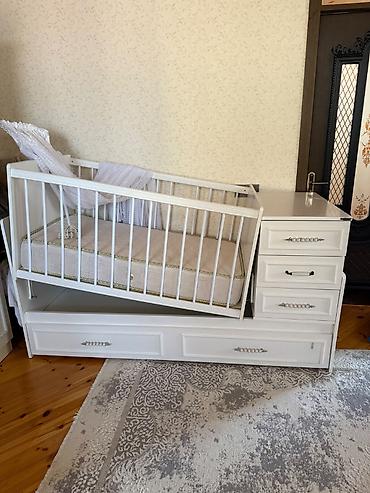 детские односпальные кроватки: Usaq beşiyi sokulur kravat olur teze kimidi — 2