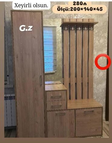 стеклянный обеденный стол: Yeni, Dəhliz dolabı