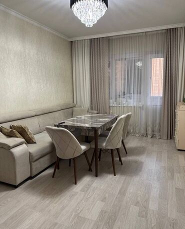 квартиры в канте продажа: 2 бөлмө, 50 кв. м, 105-серия, 4 кабат, Евроремонт