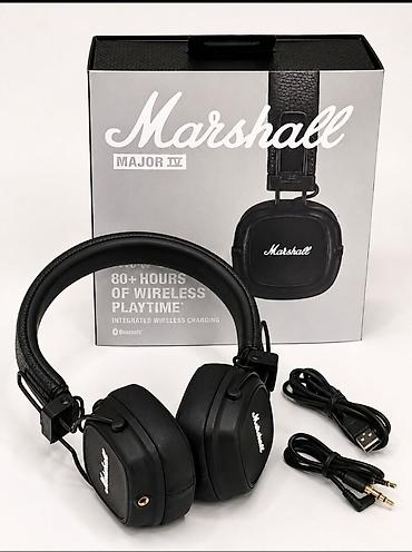 alisa max: Беспроводные накладные наушники, Marshall, Новый — 1