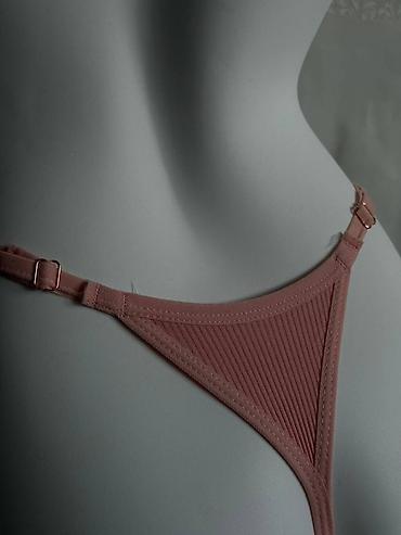 Трусики: Трусы-стринги женские, высокая посадка - Модель: минималистичные — 2