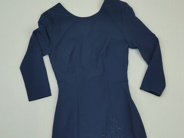 niebieska długa sukienki: Sukienka, S, stan - Idealny