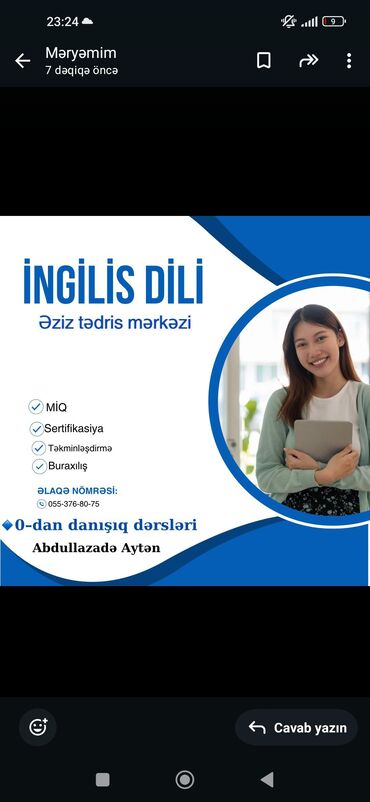 rus dili oyrenmek: Xarici dil kursları | İngilis dili, Rus, Fransız | Böyüklər üçün, Uşaqlar üçün | Danışıq klubu, Diplom, sertifikat, Abituriyentlər üçün