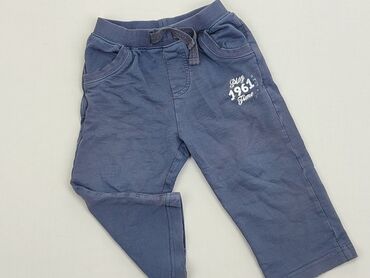 cienkie legginsy do sukienki: Sweatpants, 9-12 months, condition - Fair