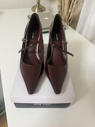 Salonke: Nine West salonke - Boja: Dark Red 600 (tamno bordo, lak koža efekat) — 4