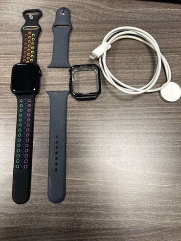 apple watch series 5 baku: İşlənmiş, Smart saat, Apple, rəng - Qara