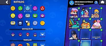 ox və kaman: Brawl Stars hesabı – yüksək kupalı və zəngin kolleksiya - Kupa yolu — 9