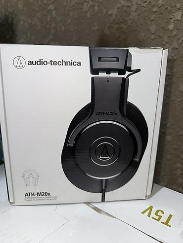 qara pp: Audio-Technica ATH-M20x – Peşəkar monitor qulaqlığı - 40 mm — 2