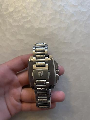 staınless steel saat: TAG Heuer Monaco LS (Linear System) Orginaldır cuzi endirim etmek — 2