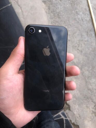 чехол iphone блестки: IPhone 8, 64 ГБ, Черный, Отпечаток пальца