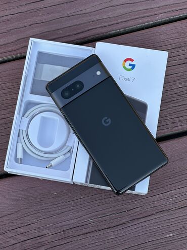 google pixel купить бишкек: Google Pixel 7, Колдонулган, 128 ГБ, түсү - Кара, 1 SIM, eSIM