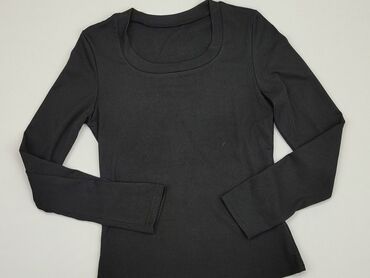 bluzki czarne długi rękaw: Сорочка жіноча, S, стан - Хороший
