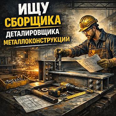 деталировка: Вакансия: сборщик‑детализировщик металлоконструкций Описание работ: - — 1