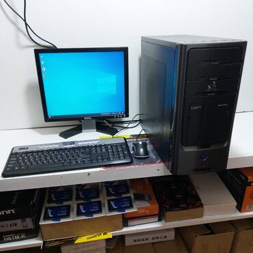 Masaüstü kompüterlər və iş stansiyaları: Oyun üçün Kompüter "A8 5500 HD7560D 128GB SSD 500GB HDD” ⭐Tək Sistem — 6