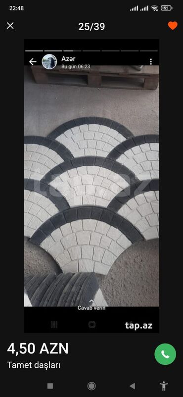 Digər bitirmə materialları: Daslarin satisi ve istehssli — 6