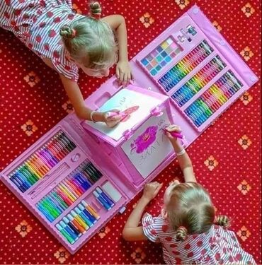 Ostale dečije stvari: Set za crtanje sa papirom roze i plavi 2500din Set za crtanje od 208 na lalafo.rs — 9 Ostale dečije stvari: Set za crtanje sa papirom roze i plavi 2500din Set za crtanje od 208 — 9