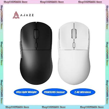 logitech superlight 2: Ajazz Игровая мышь проводная AJ199 MC PAW3338, белый и черный — 3