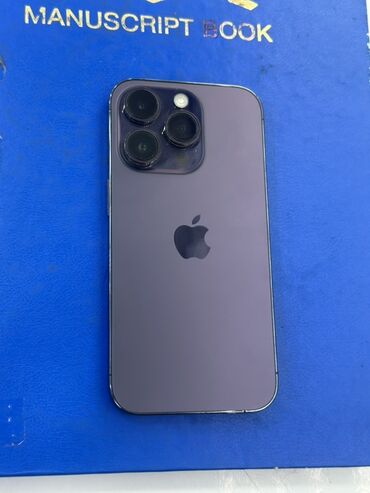 iphone 14 sadə: IPhone 14 Pro, 128 GB, Deep Purple, Face ID