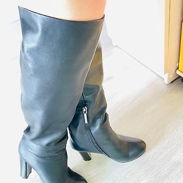 Сапоги: Сапоги, 36, CALYPSO LOVES YOU, Б/у, цвет - Черный — 5