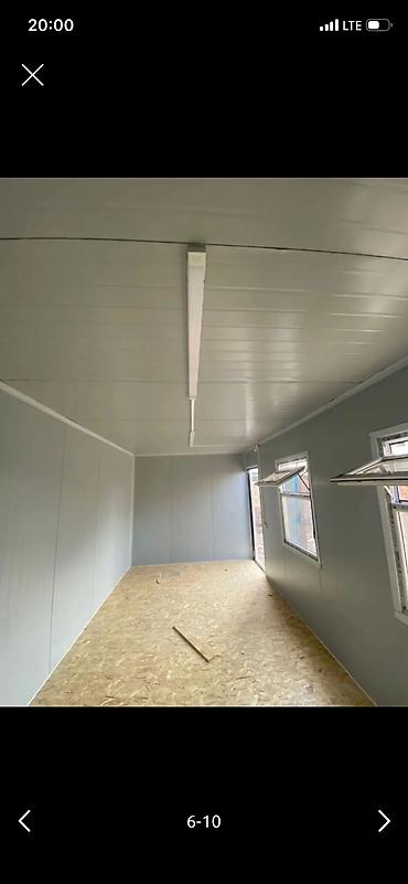 Продажа торговых контейнеров: Модульный контейнерный дом/офис из сэндвич‑панелей. Размеры от : 6/3 — 11