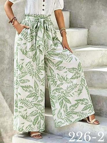 Pantalone: Pantalone za punije dame – model 226-2 - Kroj: široke nogavice — 8