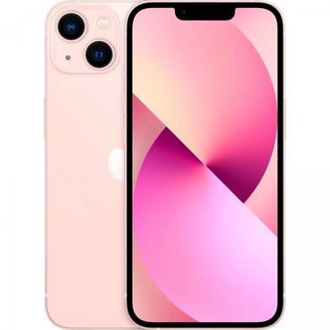 корейский телефон: IPhone 13, Б/у, 256 ГБ, Розовый, Защитное стекло, Чехол, Кабель, 73 %