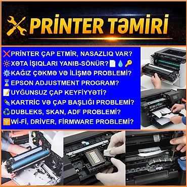 printer epson l850: 🖨️"Printer təmiri ustası" olaraq printerlərin təmiri, quraşdırılması — 2