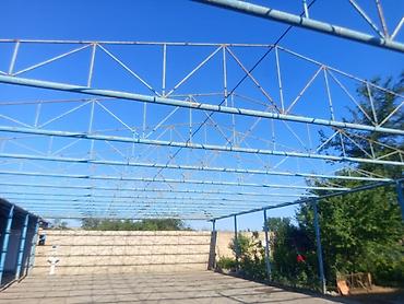 lesa direk: Naves üçün metal karkas konstruksiyası - Ölçü: Hər bir ferma 11 metr — 3