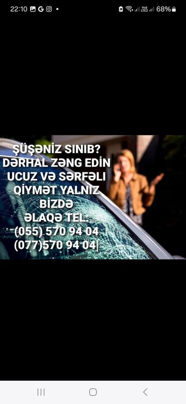 Avtomobil şüşələri: Avtomobil üçün patpres (ön şüşə) və arxa/yan şüşələr - Müxtəlif — 7