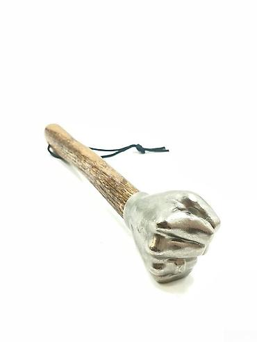Статуэтки: Dəmir yumruq QTC032-350 Dekorativ Fist (Dəmir Yumruq) Taxta Saplı — 3