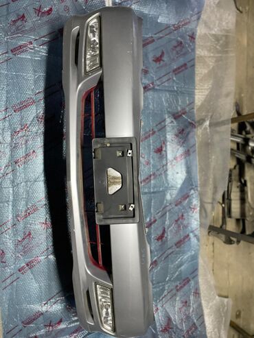 запчасти на сабер: Передний Бампер Honda 2001 г., Б/у, цвет - Серебристый, Оригинал
