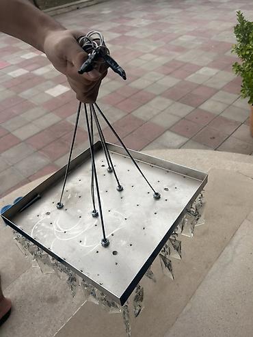 qız oğlan əl şəkilləri: Çılçıraq, 6 lampa, Metal — 3