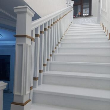 Деревянные лестницы: Деревянная лестница Для дома, Бесплатный замер, Вид дерева: Лиственница, Стиль: Лофт — 1