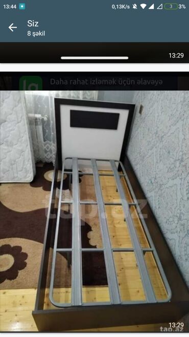 Çarpayılar: İkinəfərlik çarpayı, Matras ilə -da lalafo.az — 20 Çarpayılar: İkinəfərlik çarpayı, Matras ilə — 20