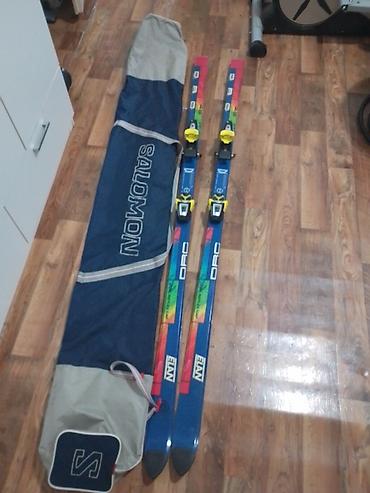 Oprema za skijanje: Salomon skije sa vezovima + torba - Model: Salomon DRC - Dužina — 5