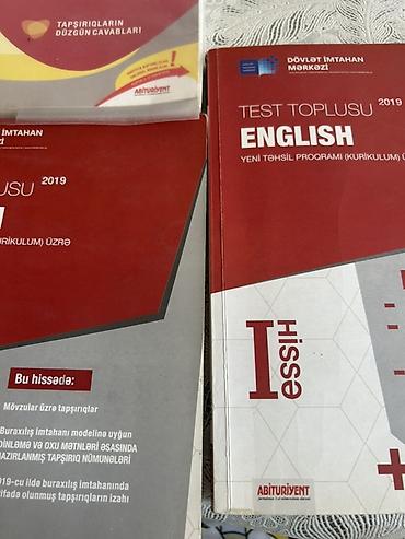 Testlər: Məhsul: DİM “Test Toplusu – English” (İngilis dili) kitabları dəsti — 3