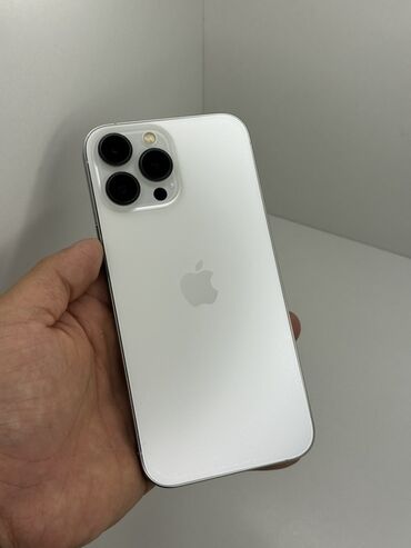 телефоны айфон: IPhone 13 Pro Max, Б/у, 256 ГБ, Matte Silver, 74 %