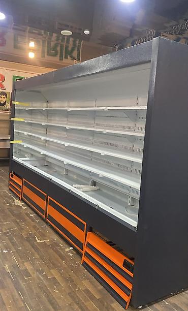 Mağaza üçün açıq tipli soyuducu vitrini - Tip: Açıq önlü, çoxraflı