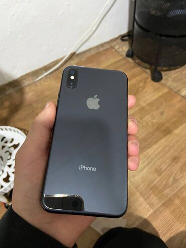 жалал абад телефоны: IPhone X, Колдонулган, 256 ГБ, Кара, Каптама, 90 %