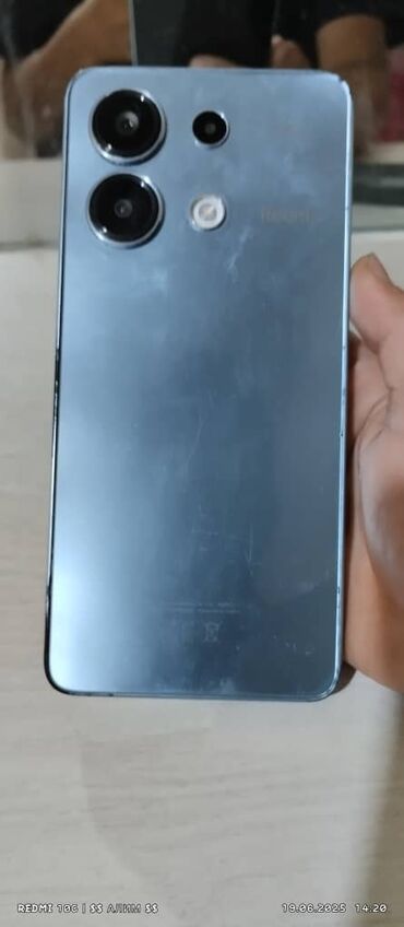 оперативная память ddr2 sdram: Redmi, Redmi Note 13, Колдонулган, 256 ГБ, түсү - Көгүлтүр, 2 SIM