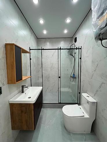 flat in osh: 1 комната, 50 м², Аламедин-1 мкр Элитка, 4 этаж, Дизайнерский ремонт — 4