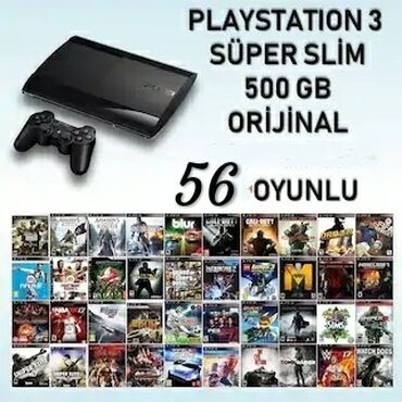 oyun diskleri magazasi: PlayStation 3 konsollari ✓Xaricden gelir ✓Hamisi ela veziyyetde,hard