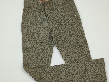 czarne jeansy z wysokim stanem hm: Spodnie jeansowe, 14 lat, 158/164, stan - Dobry