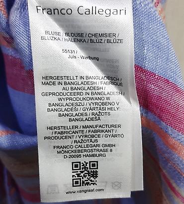 ayaqqabı: Franco Callegari qadın bluzası - Material: 100% Avropa kətanı — 3